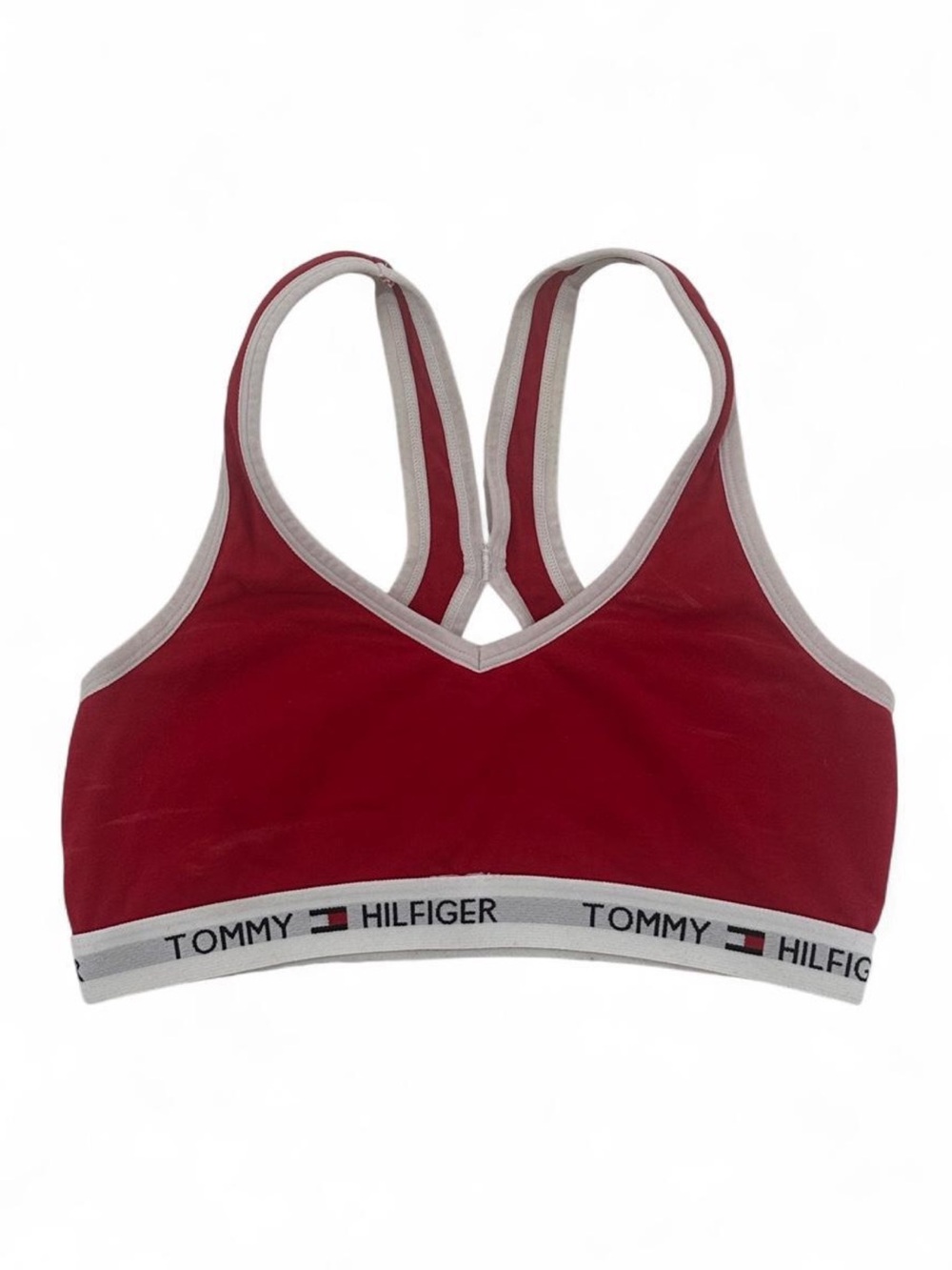 Tommy Hilfiger Red Sports Bra Bralette